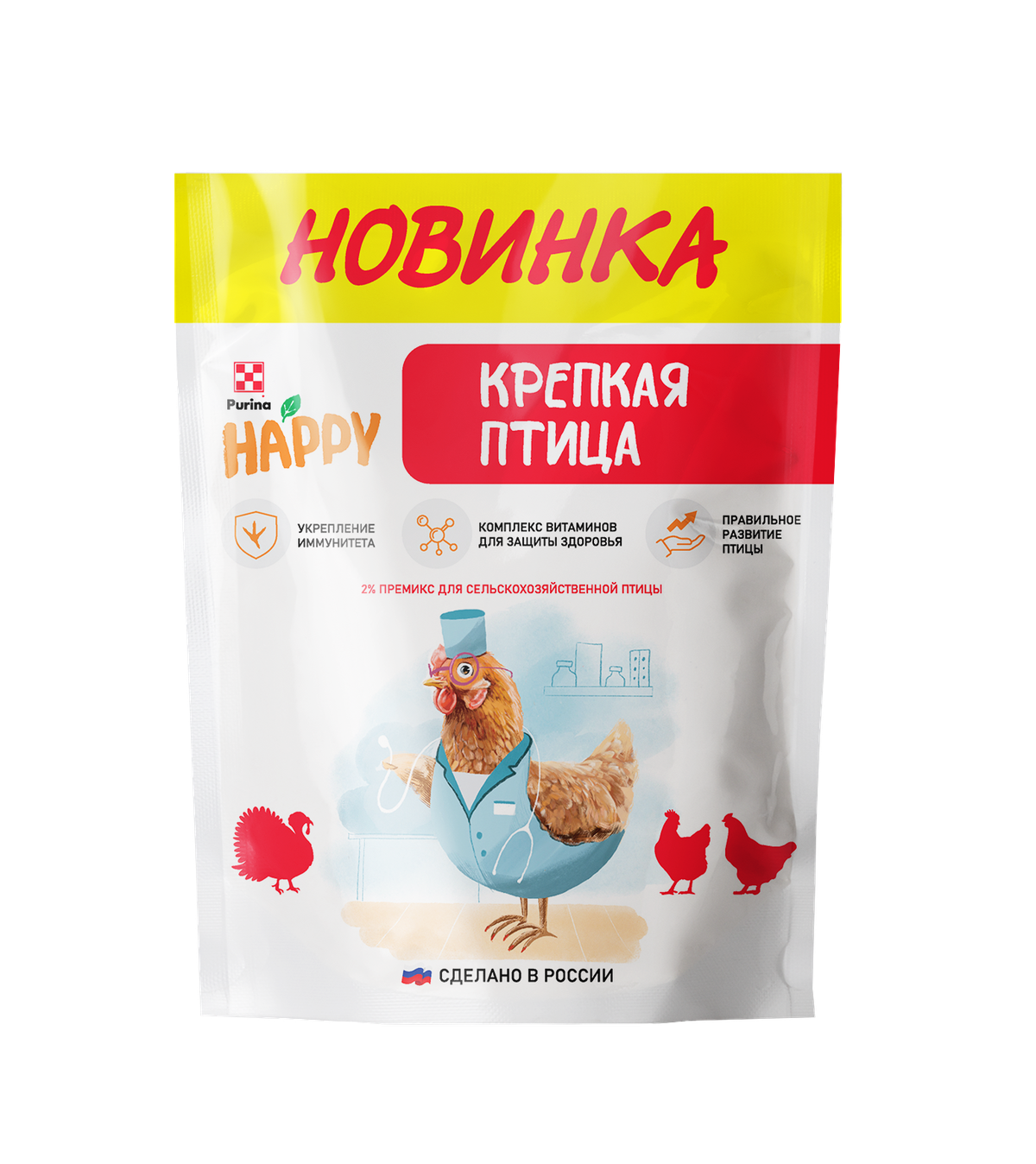 «Крепкая птица» — подкормка для c/х птицы