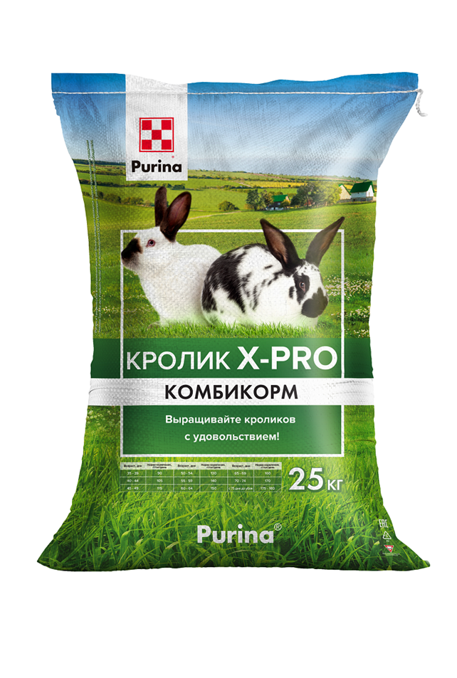 Комбикорм для лактирующих кроликоматок и откорма кроликов Purina®