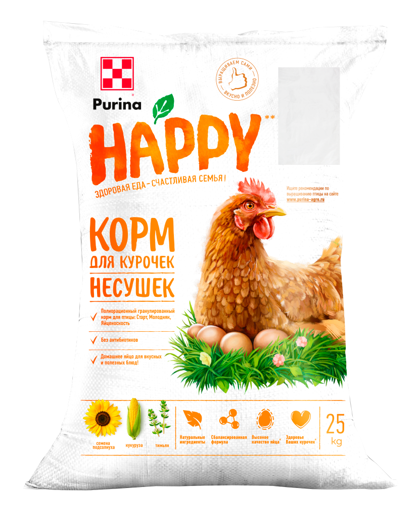 Корм для кур-несушек «Старт» HAPPY